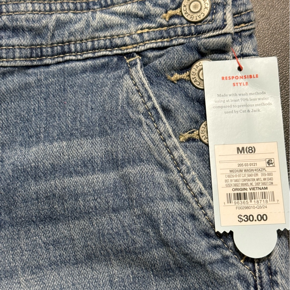 Cat & Jack Jean suspenders M(8)